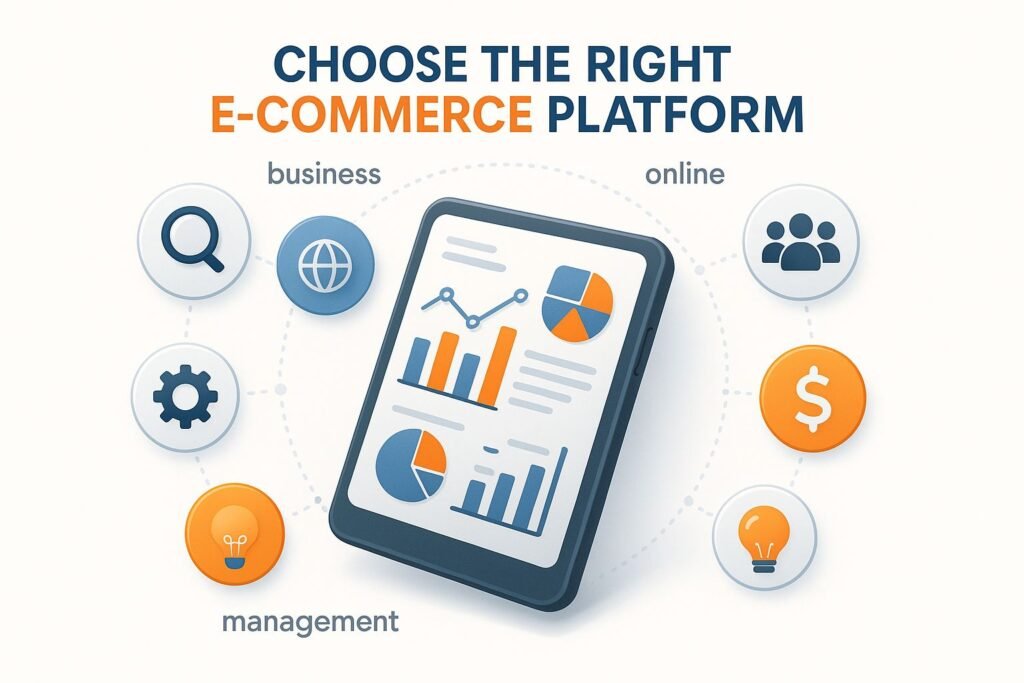 Sell Smarter, Not Harder: Digital Product Business Guide explaining how to choose the right ecommerce platform for digital products
