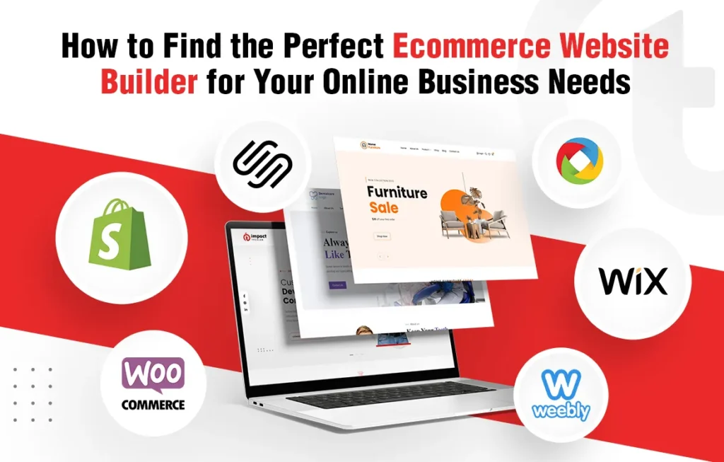A visual comparison of top ecommerce website builders in 2026