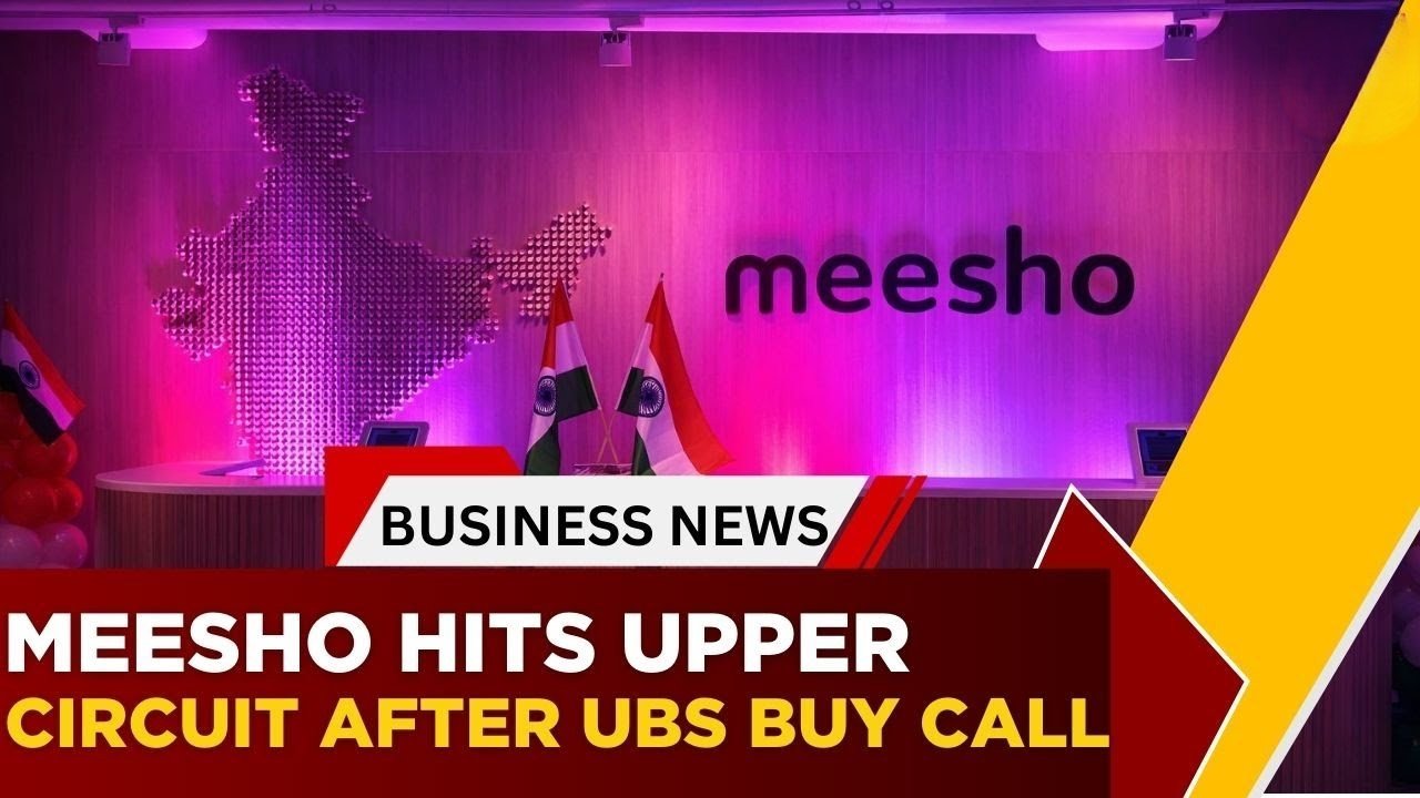 Meesho Share Price Today Locked in 20% Upper Circuit as UBS Turns Bullish, Shares Rally Nearly 95% Since IPO Meesho Share Price Today Locked in 20% Upper Circuit as UBS Turns Bullish, Shares Rally Nearly 95% Since IPO