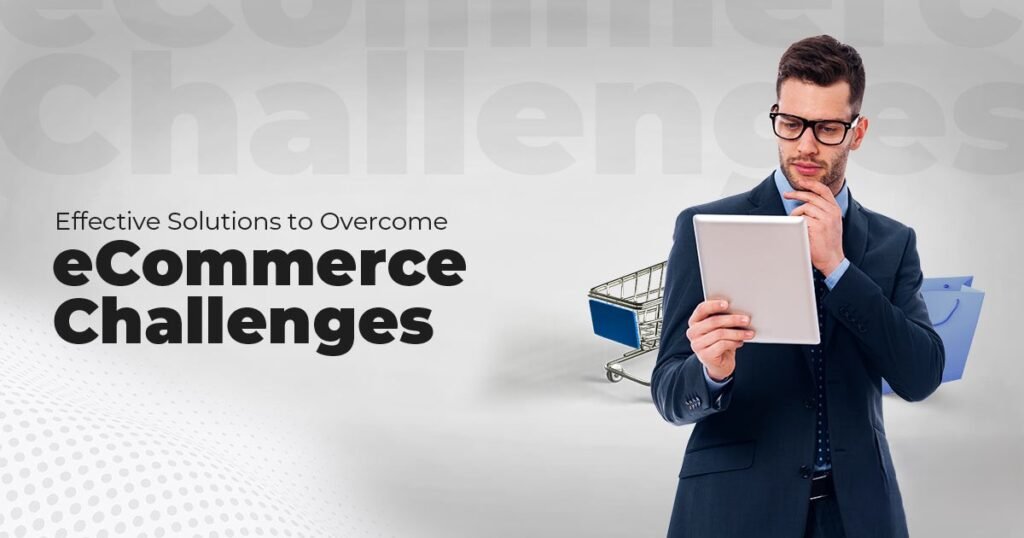 Major challenges include competition, logistics, cybersecurity risks, and customer trust.