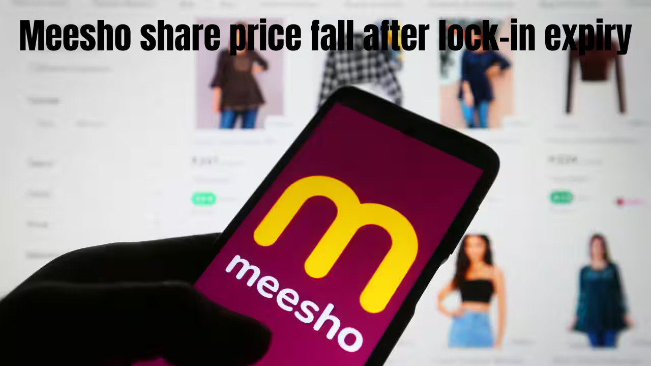 Meesho Shares Slide 5% for Second Day After Lock-In Expiry, ₹40,000 Crore M-Cap Eroded