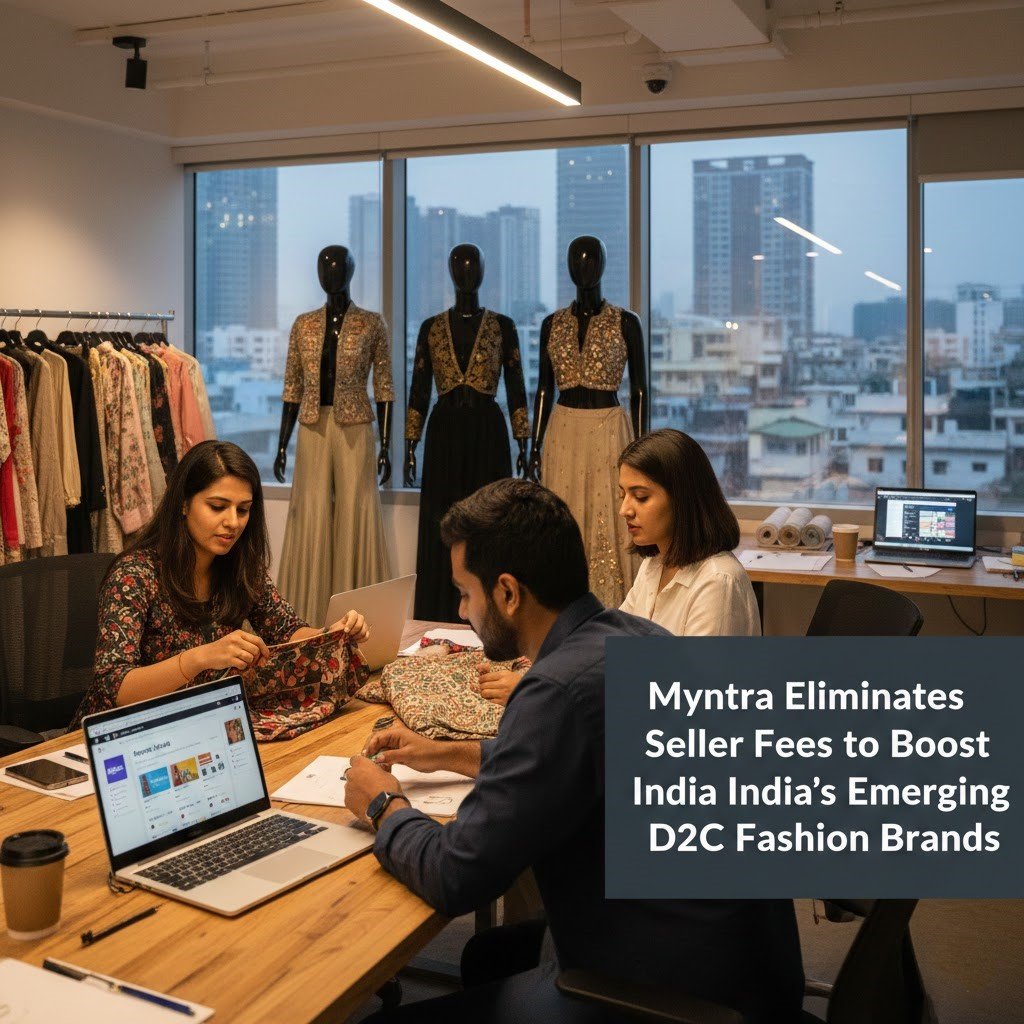 Myntra Eliminates Seller Fees to Boost India’s Emerging D2C Fashion Brands Myntra Eliminates Seller Fees to Boost India’s Emerging D2C Fashion Brands