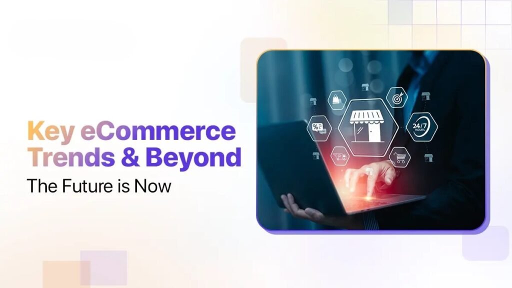 Ecommerce Trends 2026: Key E-Commerce Trends for 2026 highlighting emerging technologies, digital shopping behavior, and online retail growth.