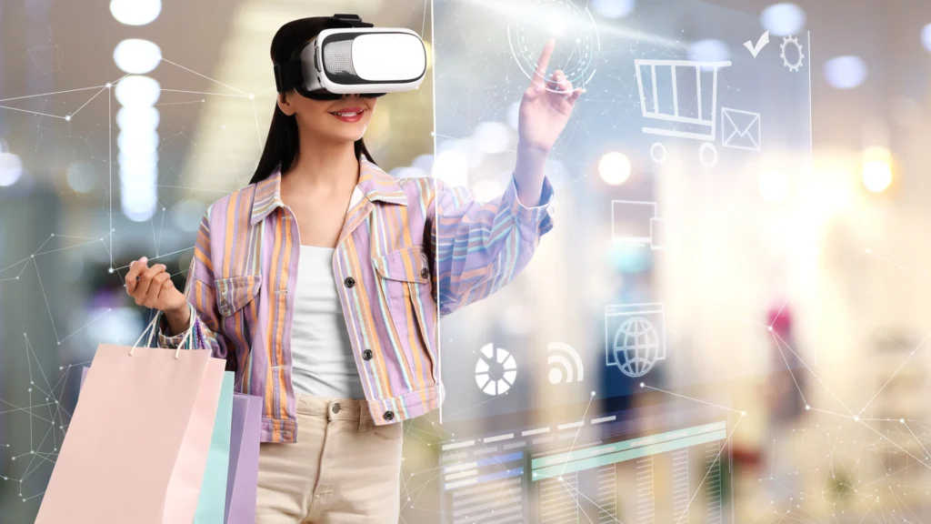 Top Ecommerce Trends 2026 showing how augmented reality boosts purchase confidence by allowing customers to visualize products before buying.