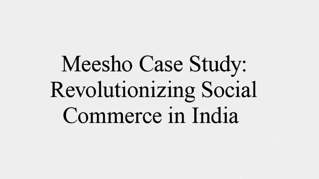 Business model built for Bharat supporting long-term Meesho stock listing growth